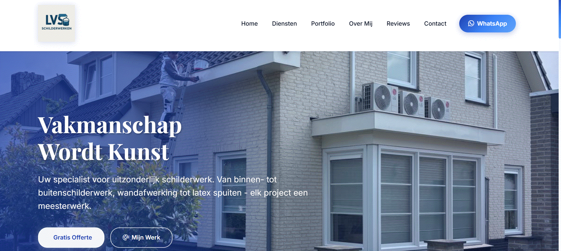 LVS Schilderwerken Website Screenshot